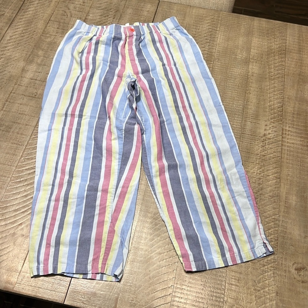 Delicates women’s pajama pants in beautiful blue stripe